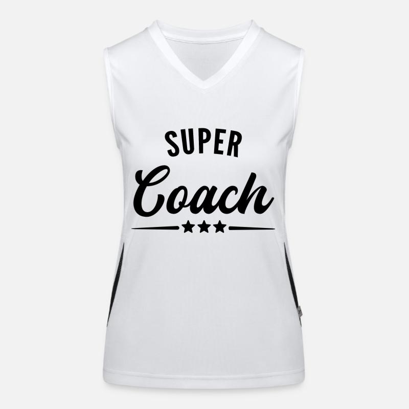 super coach Débardeur respirant contrasté Femme