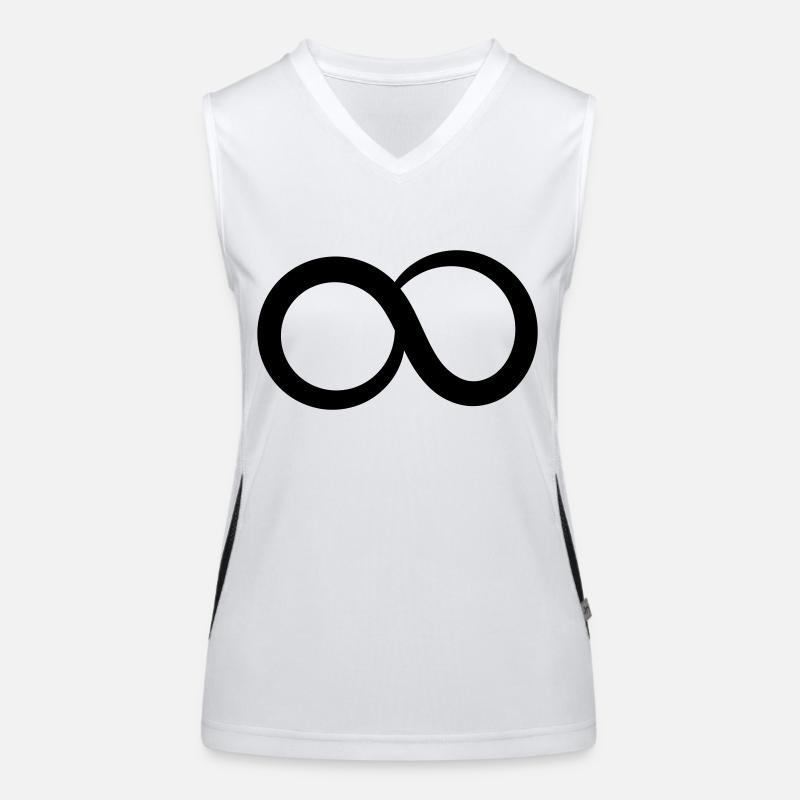 Infinity symbol Endless Love Infinitude Vector Funktionelles Kontrast-Tank Top für Frauen