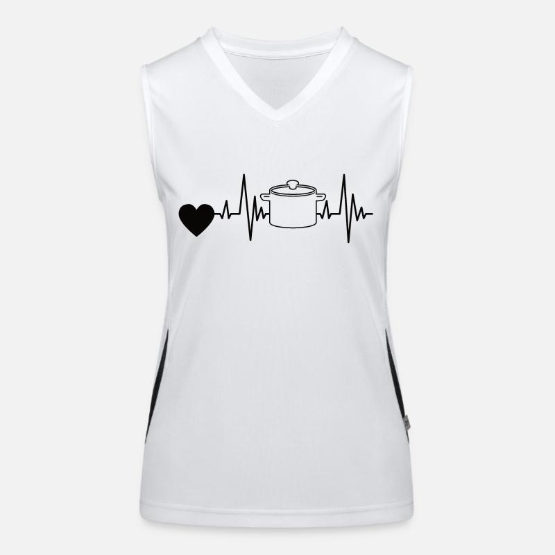 Cooking Baker Gift Hobby Chef Funny Women's Functional Contrast Tank Top