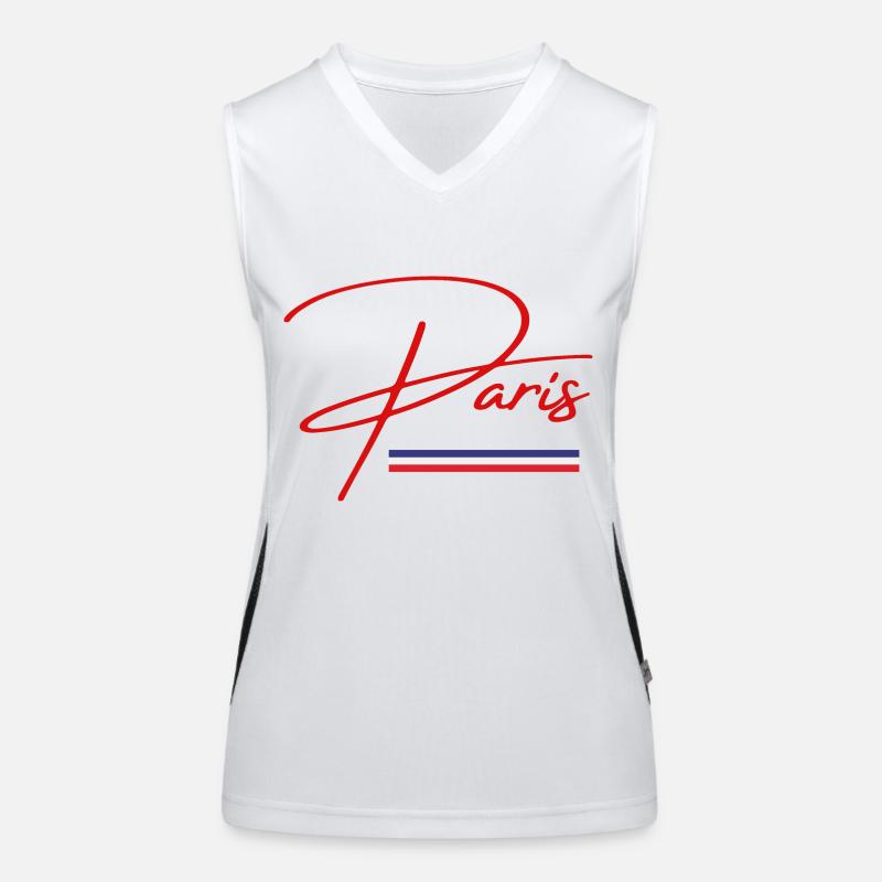 Paris gift idea Women's Functional Contrast Tank Top