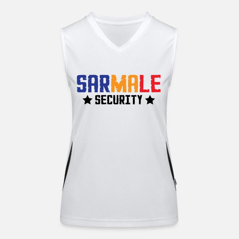 Sarmale Sicherheit Funktionelles Kontrast-Tank Top für Frauen