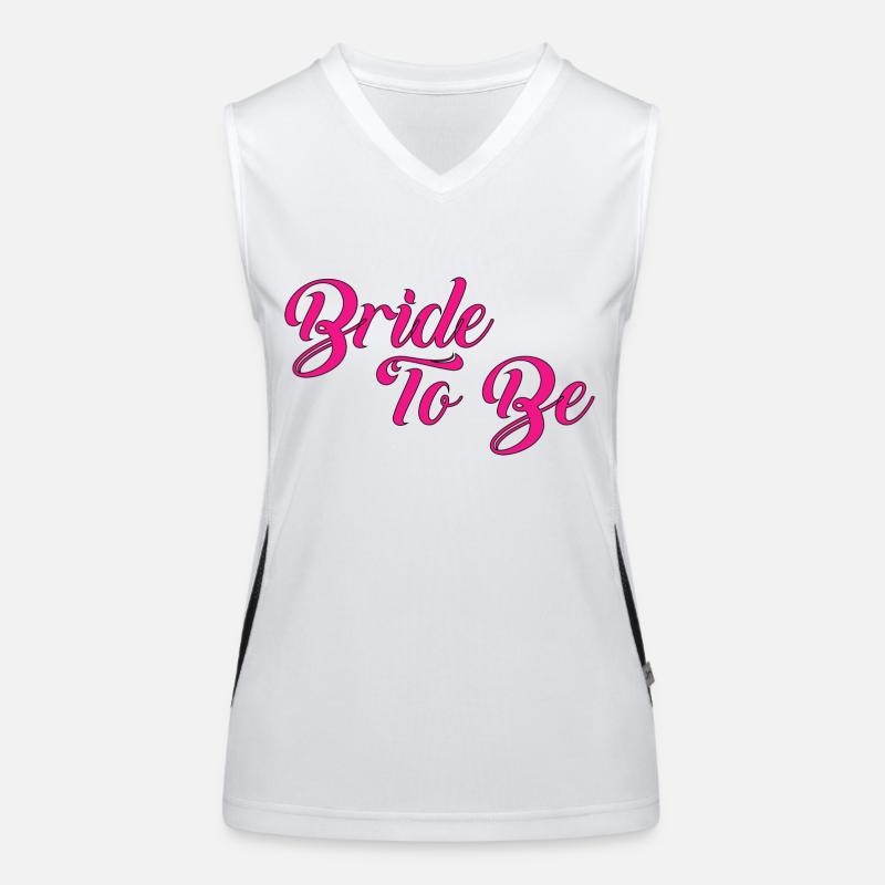 BRIDE ZU SEIN Funktionelles Kontrast-Tank Top für Frauen