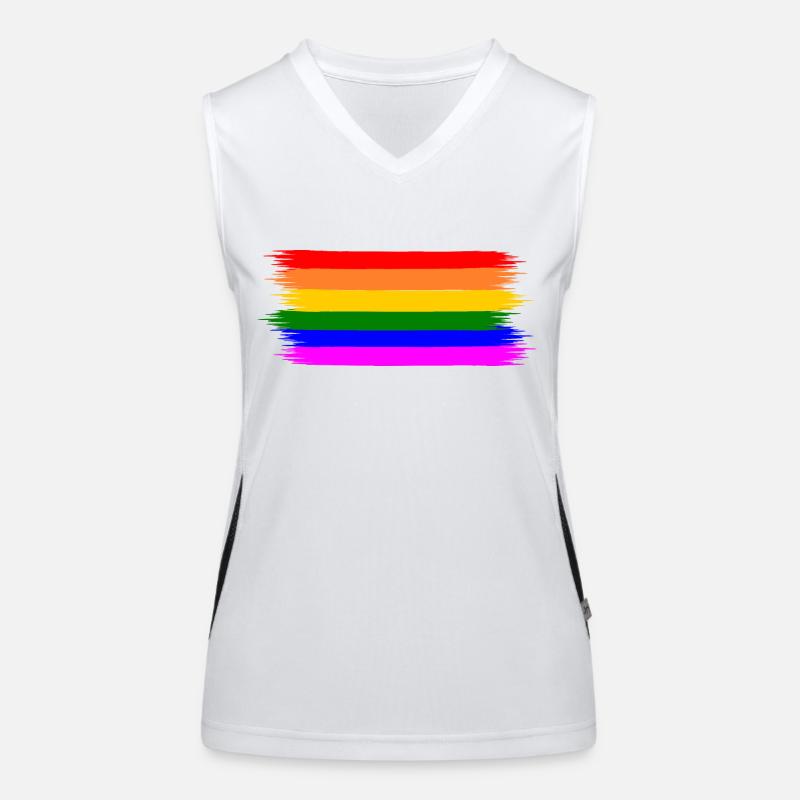 Lgbt Débardeur respirant contrasté Femme