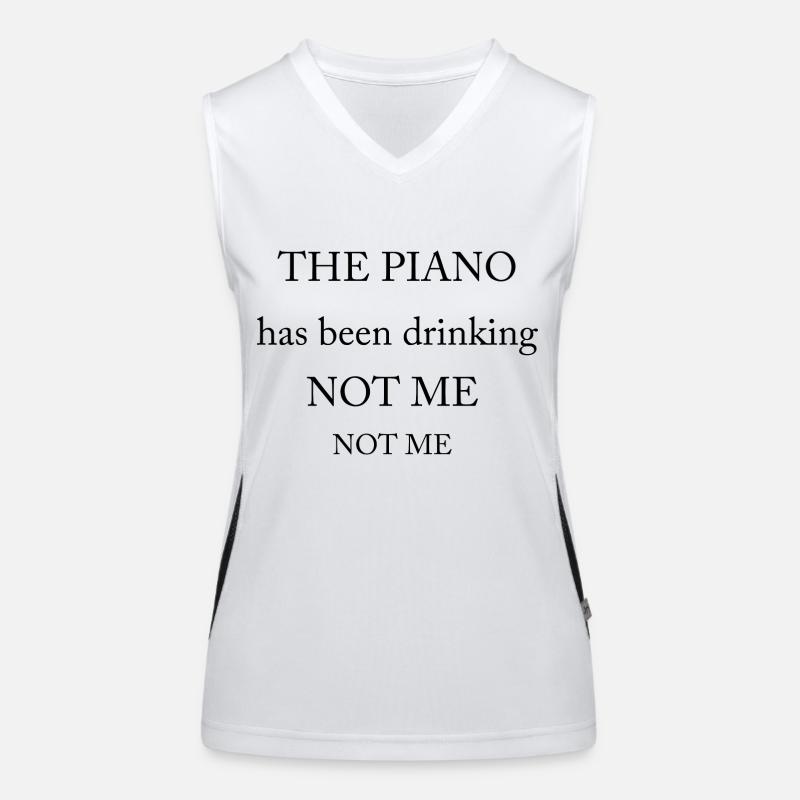 The piano has been drinking, not me Women's Functional Contrast Tank Top