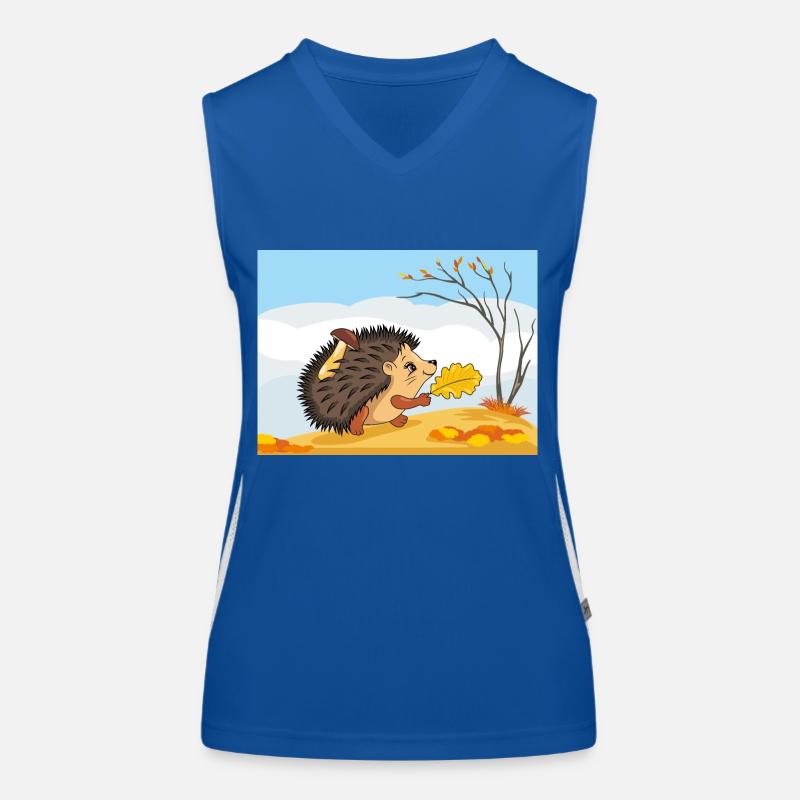 Mignon hérisson ambulant Débardeur respirant contrasté Femme