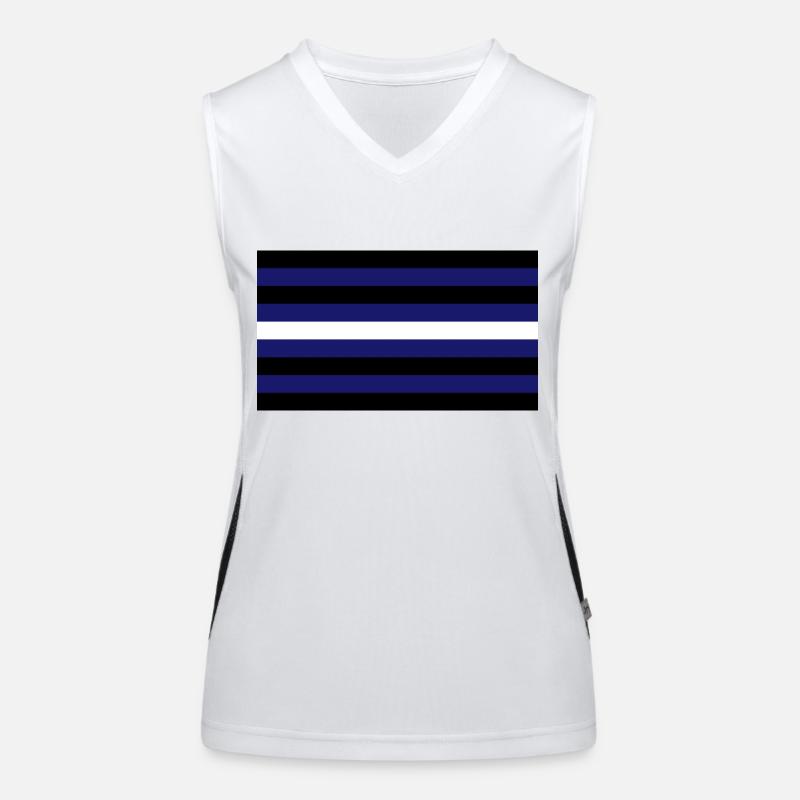 leather pride Funktionelles Kontrast-Tank Top für Frauen