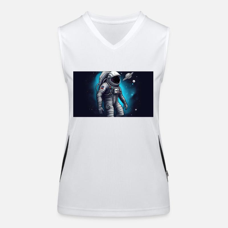 astronaute, perdu dans l’espace Débardeur respirant contrasté Femme