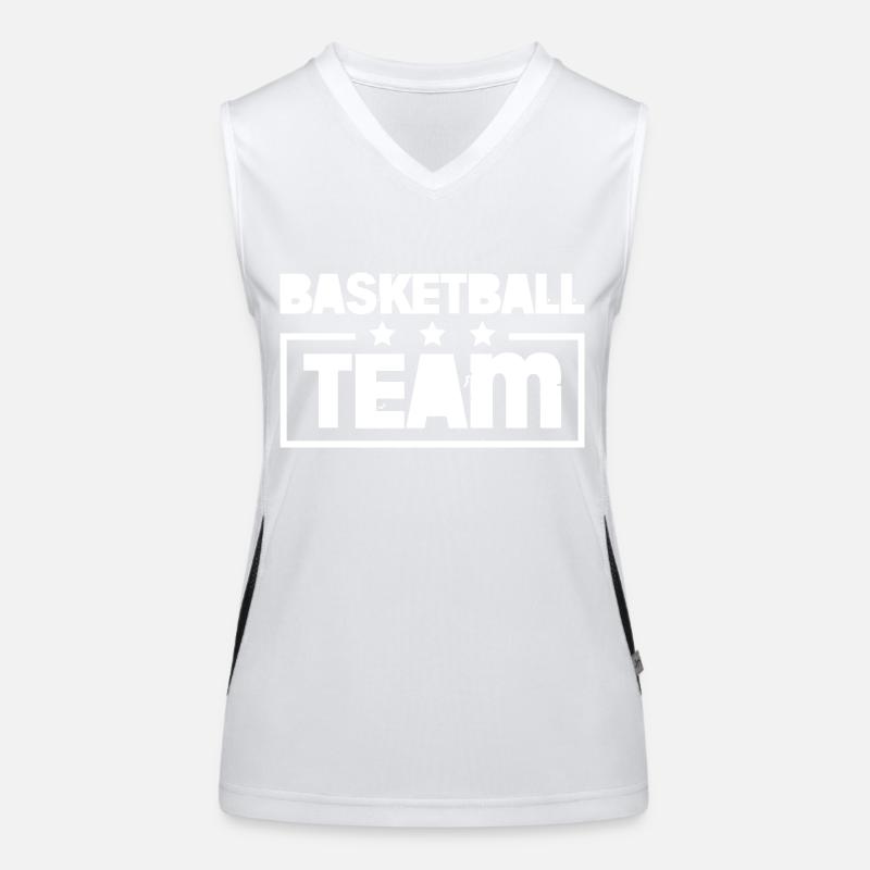 Équipe De Basket-ball Équipe Coloré Débardeur respirant contrasté Femme