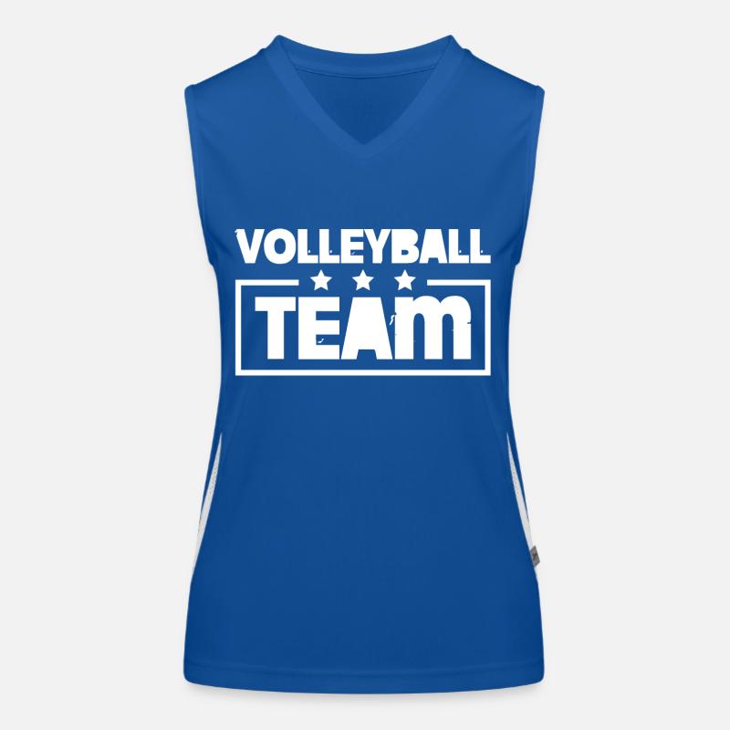 Amorti de l’équipe de volley-ball Débardeur respirant contrasté Femme
