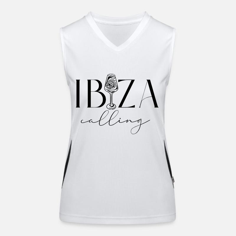 Ibiza calling Women's Functional Contrast Tank Top