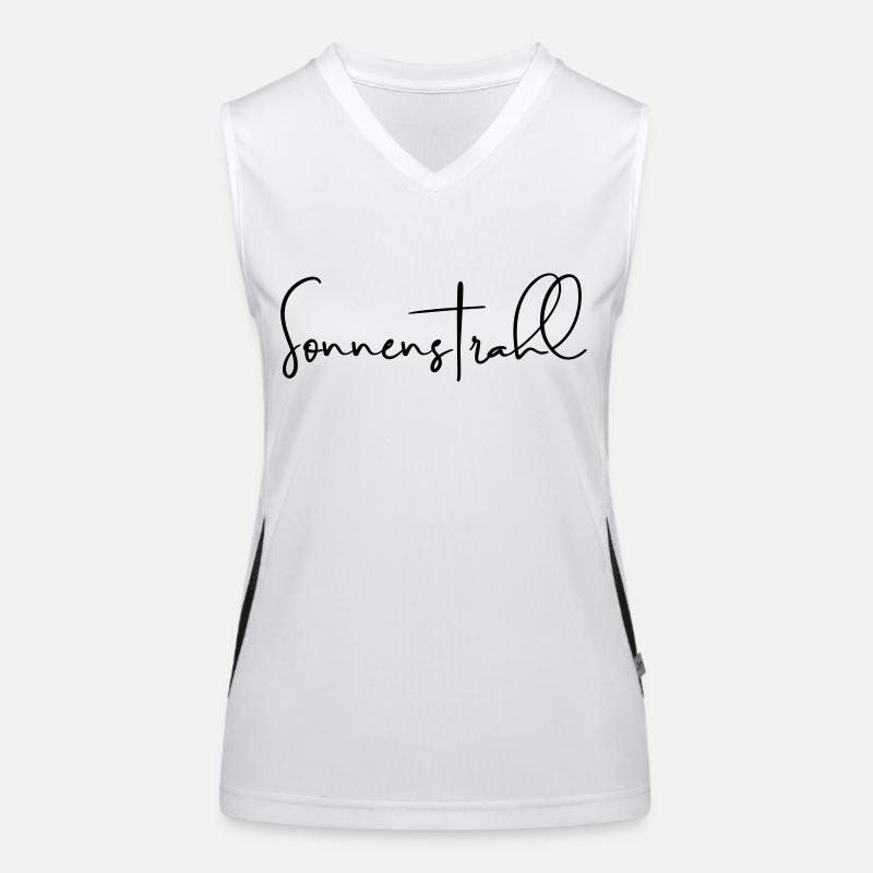 Mein Sonnenstrahl - Nickname Funktionelles Kontrast-Tank Top für Frauen