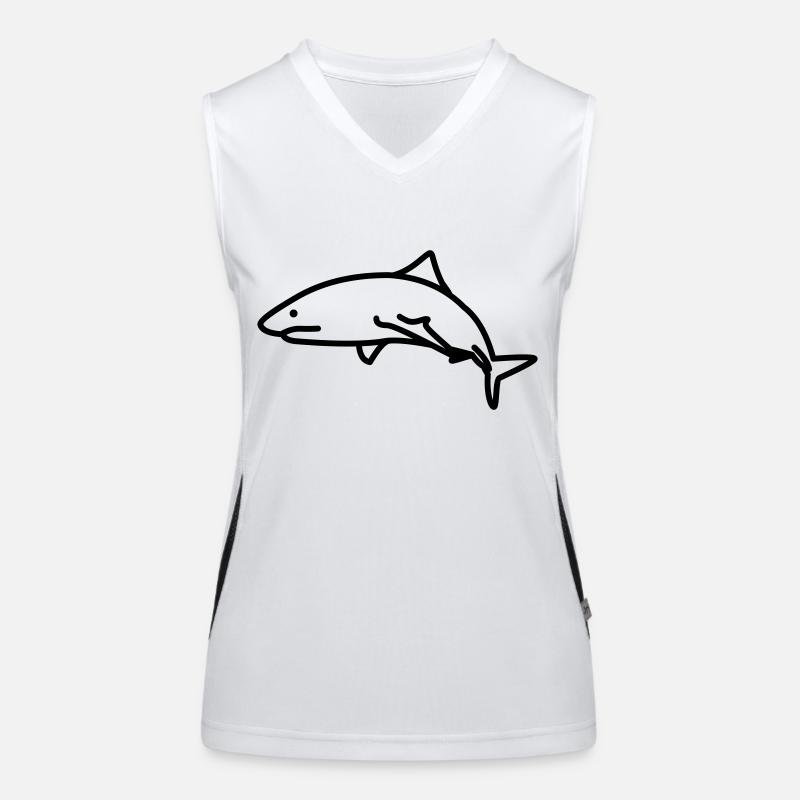 shark Women's Functional Contrast Tank Top