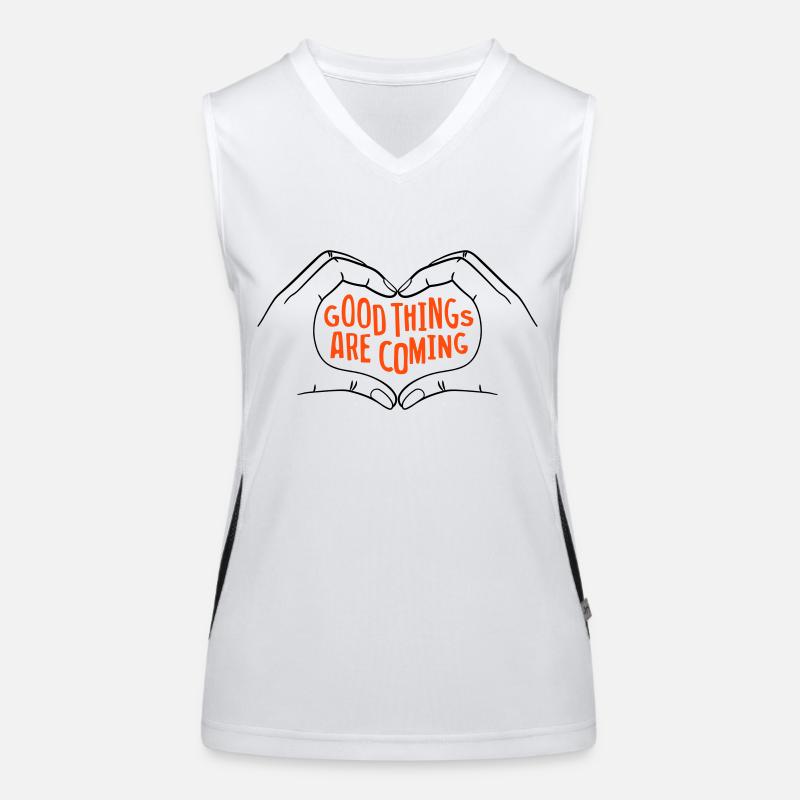 Good Things Are Coming - two-tone Women's Functional Contrast Tank Top