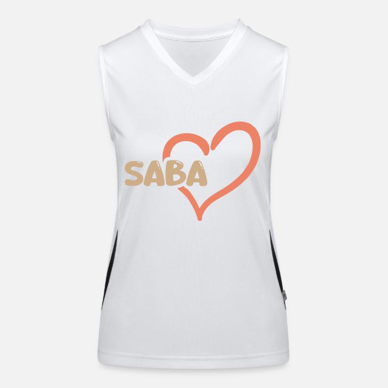 Saba dans le rôle de Saba Débardeur respirant contrasté Femme