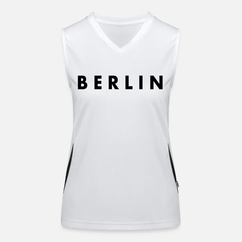 Berlin Funktionelles Kontrast-Tank Top für Frauen