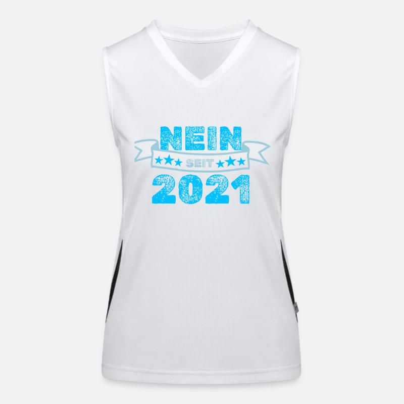 2021 Débardeur respirant contrasté Femme