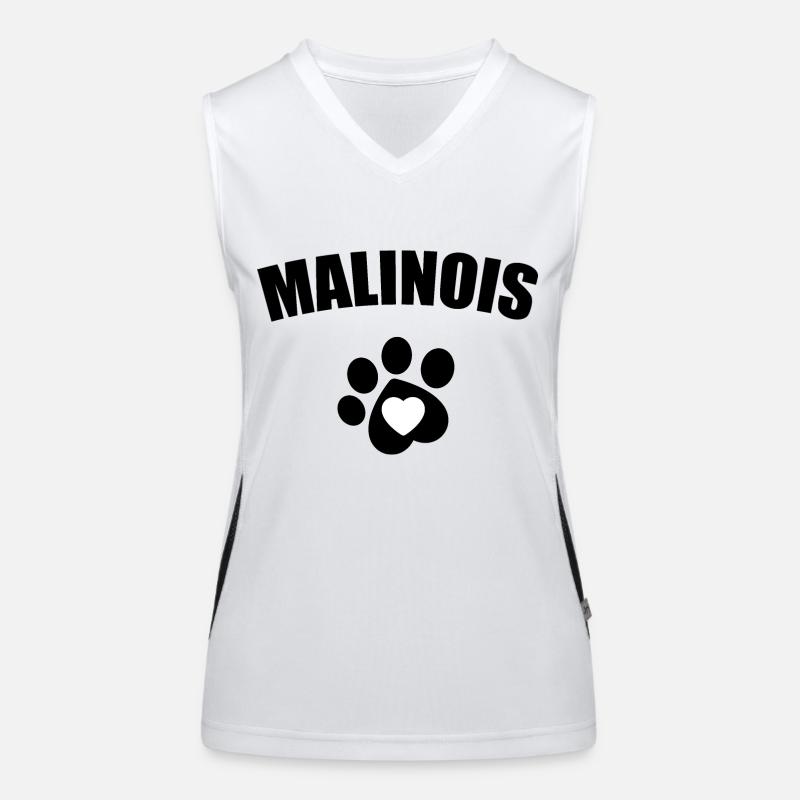Belgischer Malinois Belgischer Malinois Funktionelles Kontrast-Tank Top für Frauen