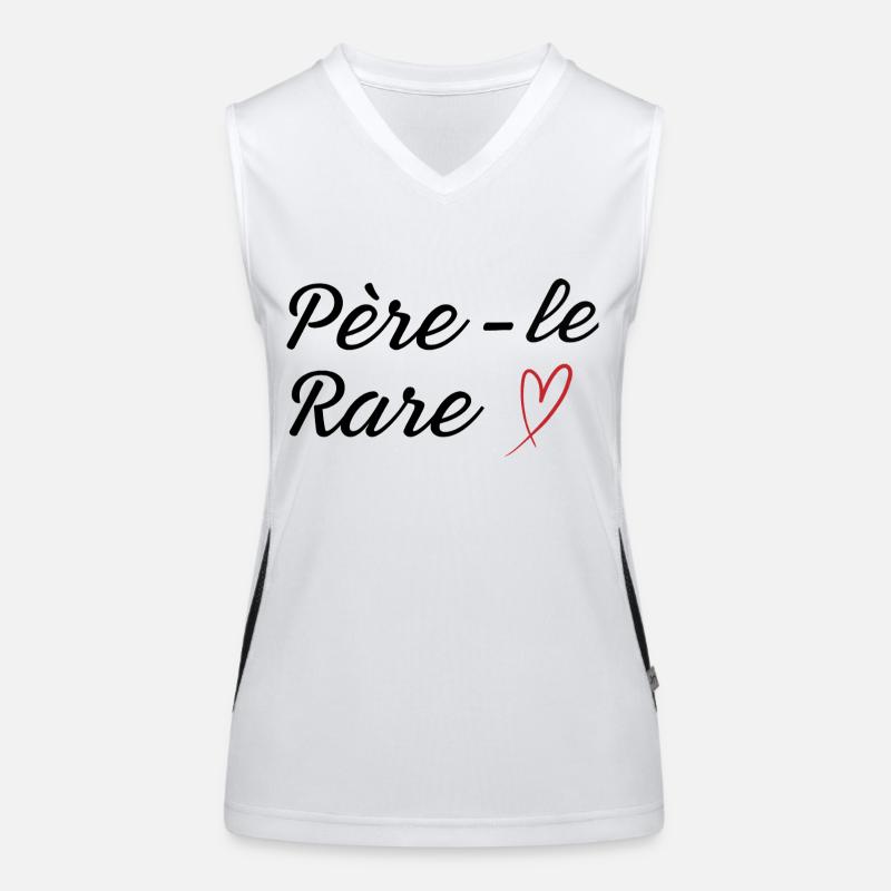 Papa perle rare - idée cadeau papa Débardeur respirant contrasté Femme