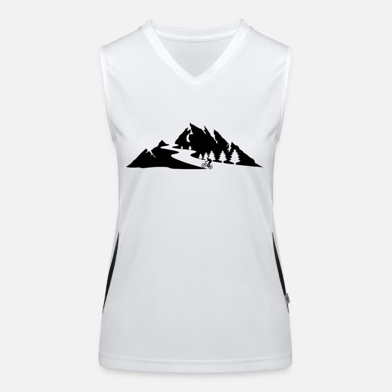Mountain bikers Women's Functional Contrast Tank Top