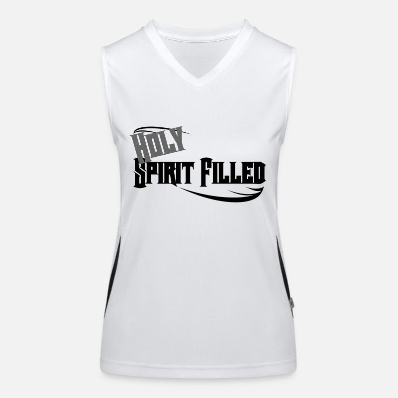 Heiliger Geist Funktionelles Kontrast-Tank Top für Frauen