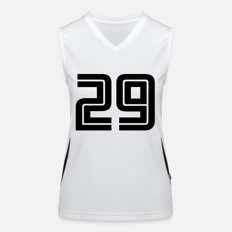 29 Débardeur respirant contrasté Femme