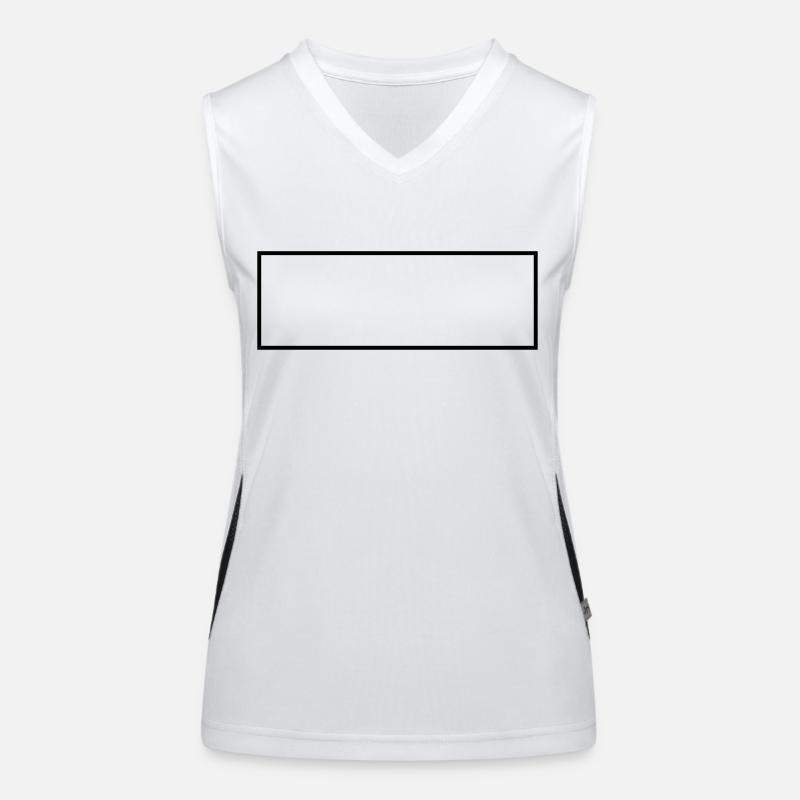 Rahmen Funktionelles Kontrast-Tank Top für Frauen