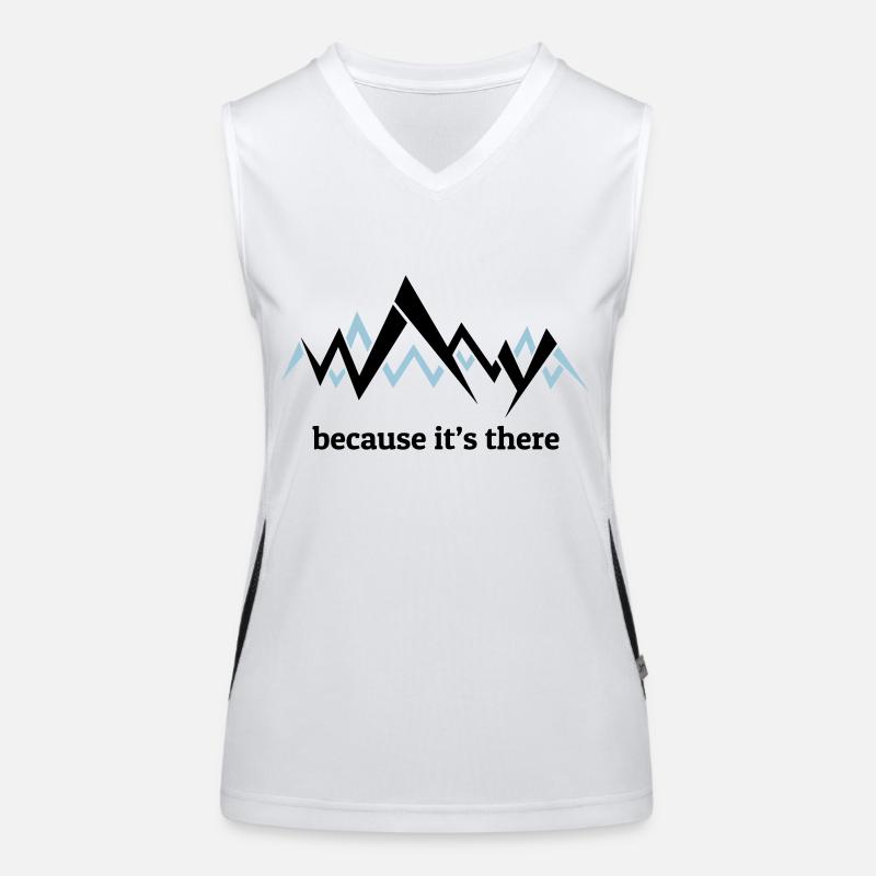 Because it's there - George Mallory on Everest Women's Functional Contrast Tank Top