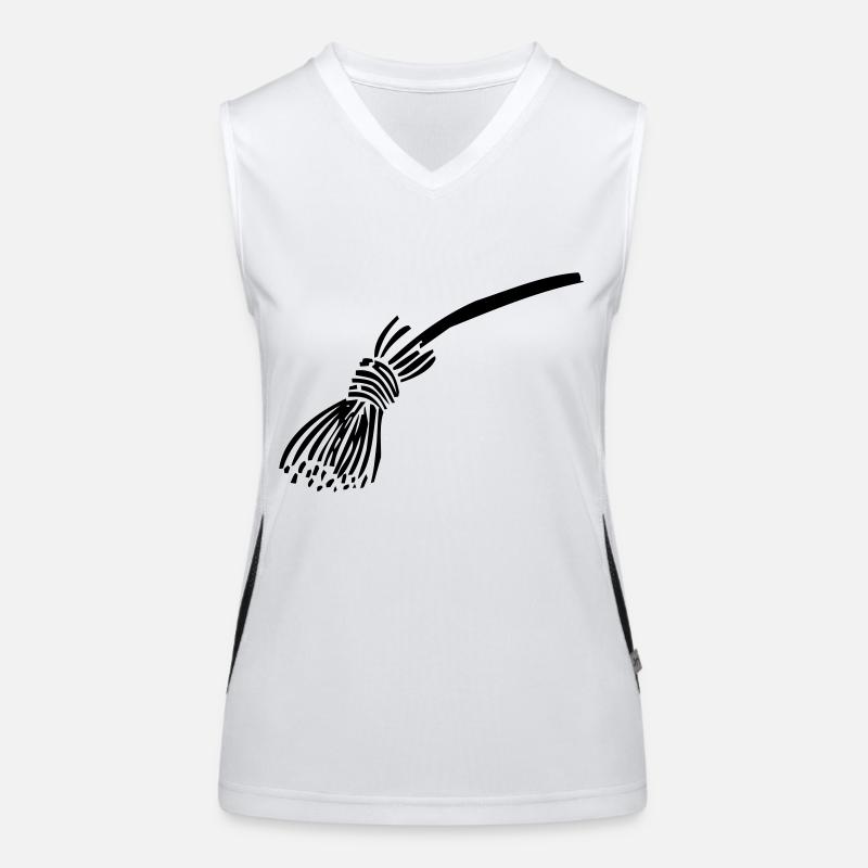 Besen Funktionelles Kontrast-Tank Top für Frauen