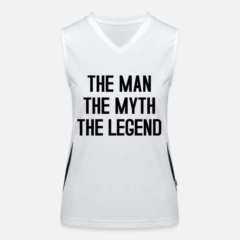 MAN MYTH LEGEND Women's Functional Contrast Tank Top
