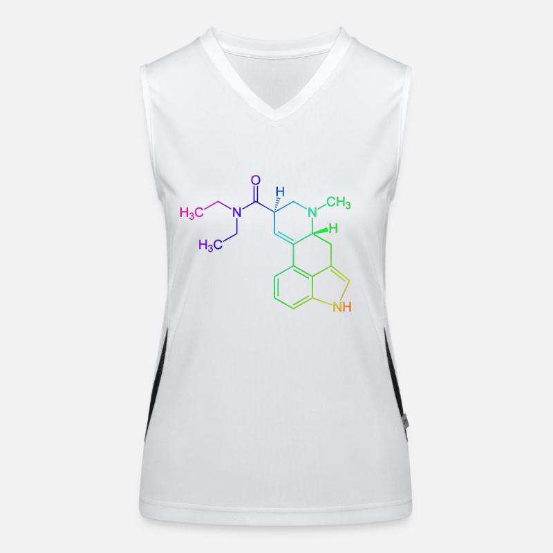 LSD coloured Women's Functional Contrast Tank Top