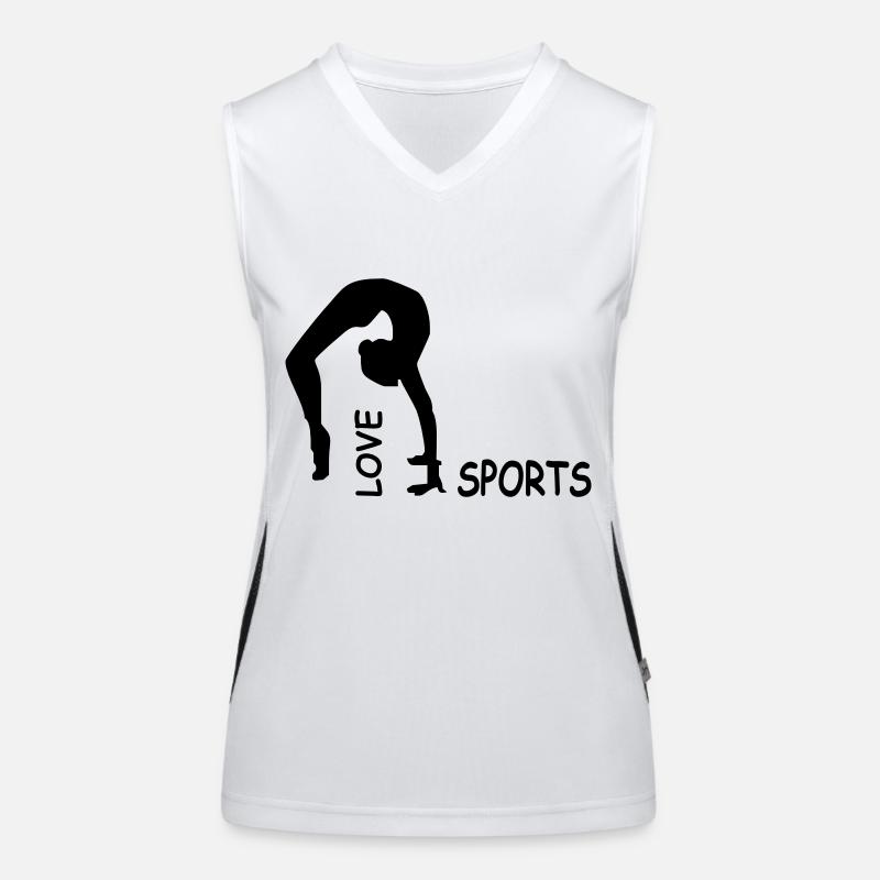 fitness Funktionelles Kontrast-Tank Top für Frauen