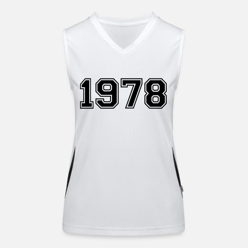 1978 Funktionelles Kontrast-Tank Top für Frauen