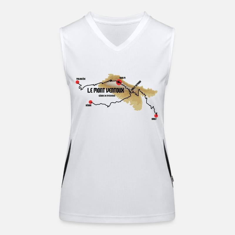 Le Mont Ventoux Funktionelles Kontrast-Tank Top für Frauen