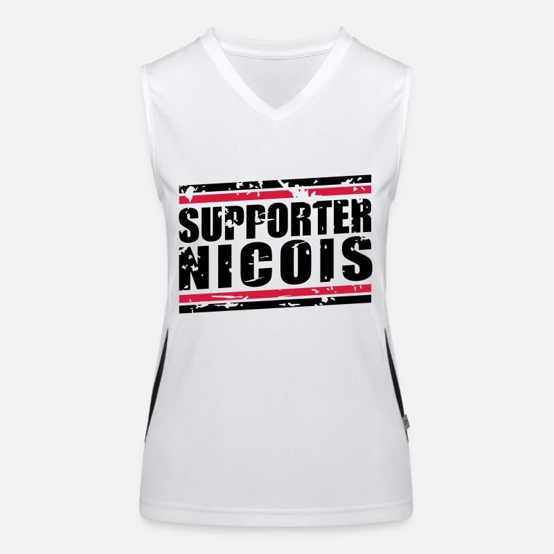 Weinlese-Bär Nicois Funktionelles Kontrast-Tank Top für Frauen