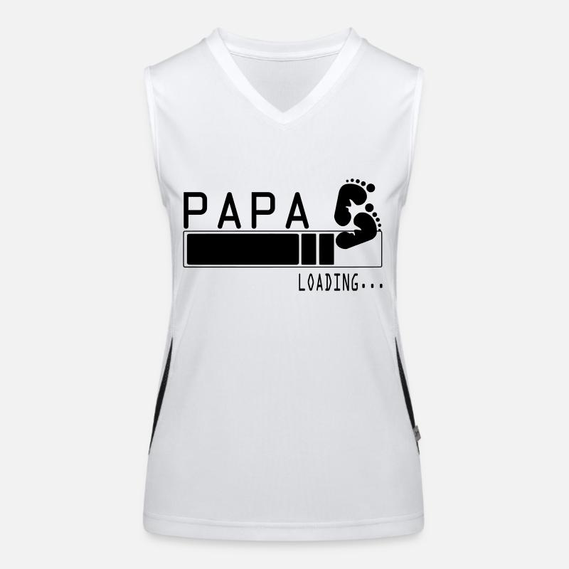 Papa Funktionelles Kontrast-Tank Top für Frauen
