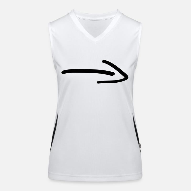 pfeil Funktionelles Kontrast-Tank Top für Frauen