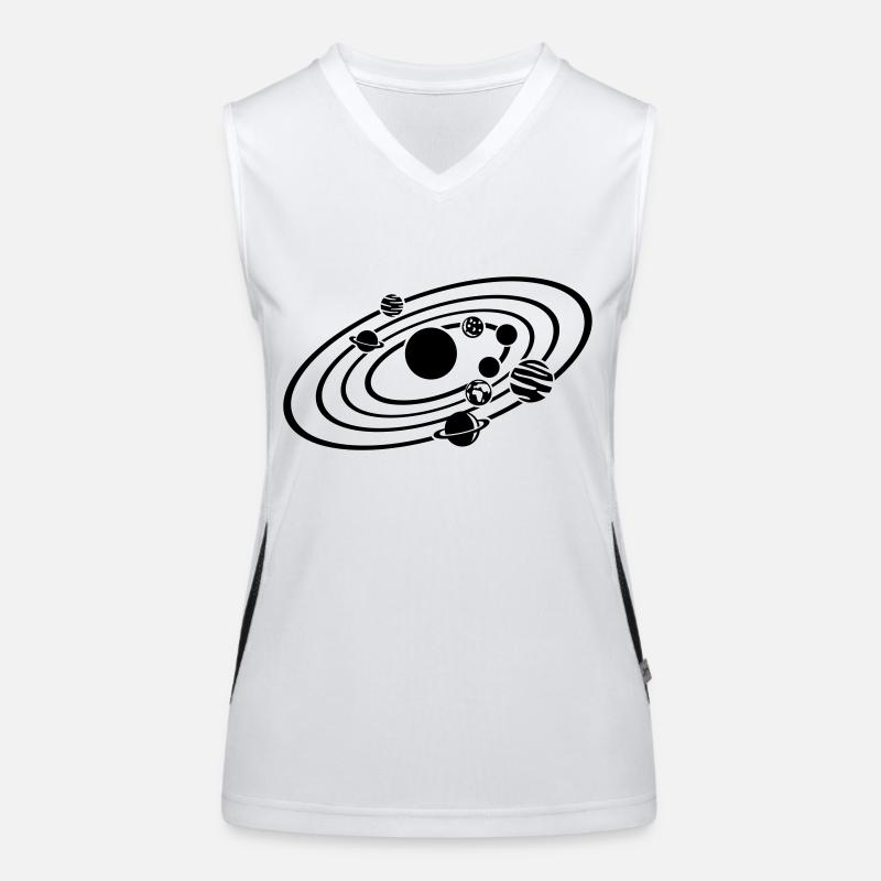 Planète Débardeur respirant contrasté Femme