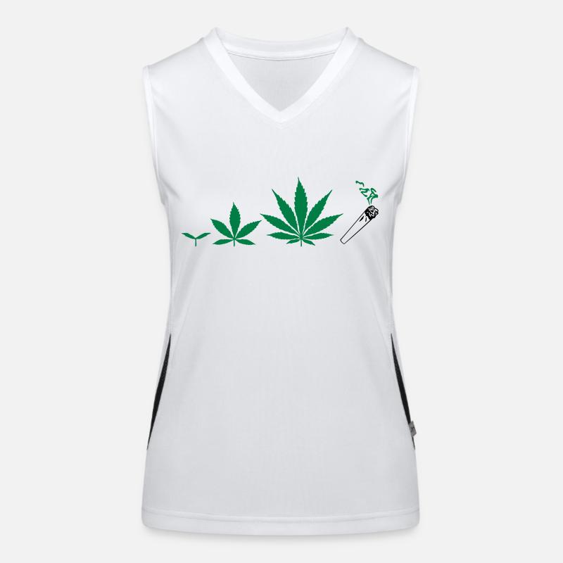 Cannabis development Women's Functional Contrast Tank Top