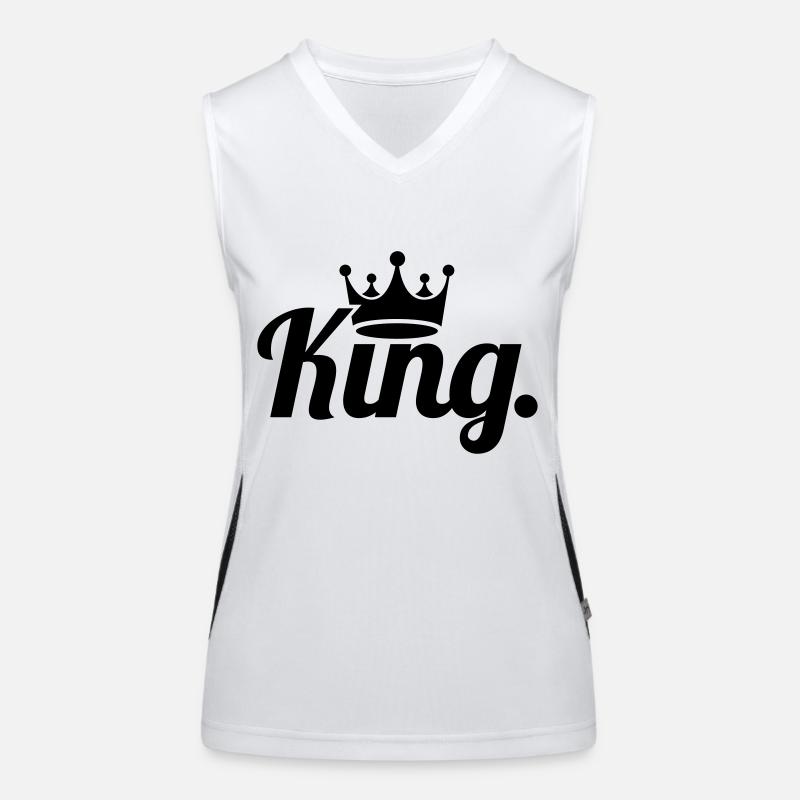 König Funktionelles Kontrast-Tank Top für Frauen