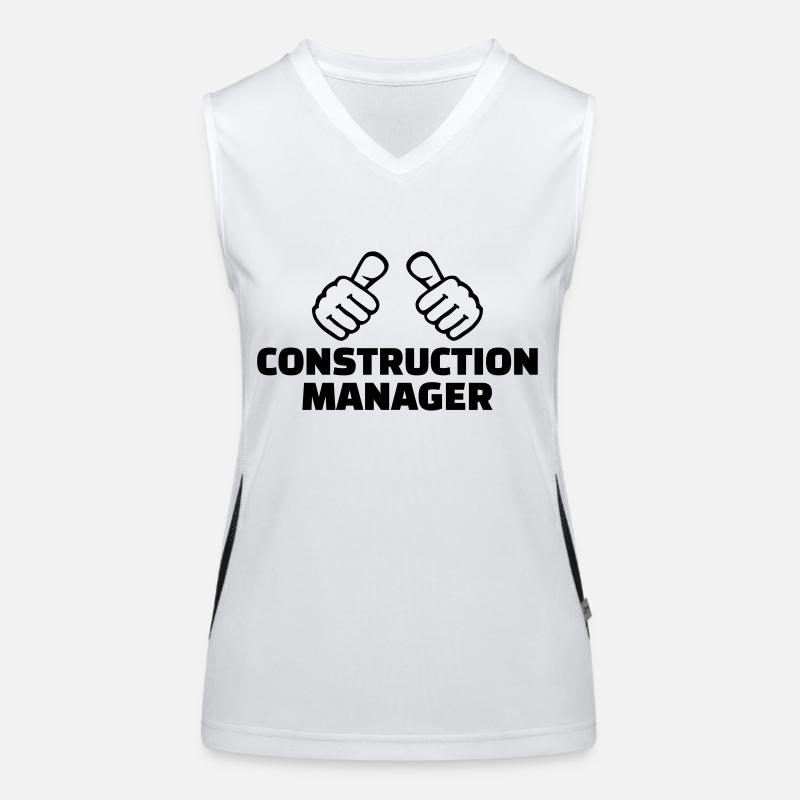 Construction manager Women's Functional Contrast Tank Top