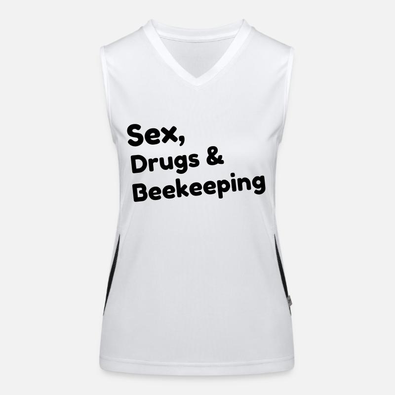 Beekeeping Beekeeper Bee Imker Apiculture Women's Functional Contrast Tank Top