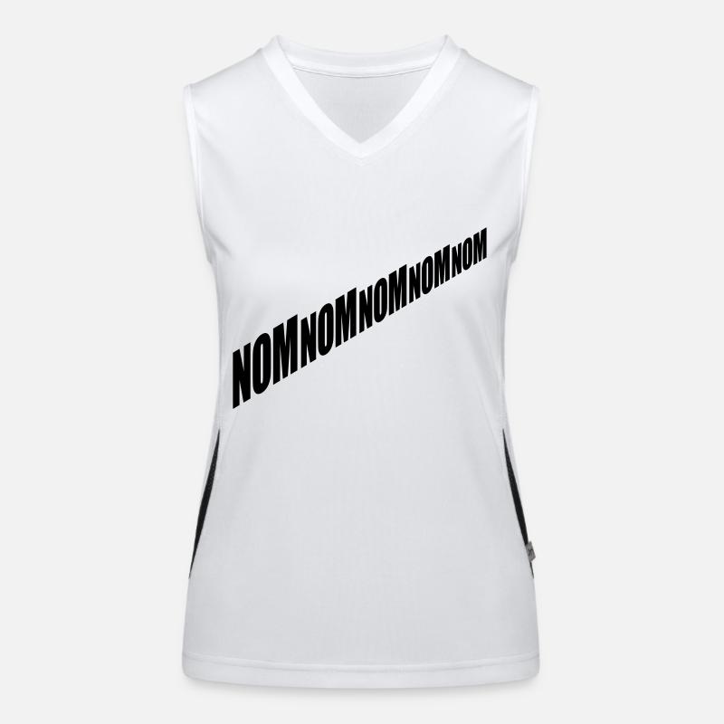 Nom nom nom Women's Functional Contrast Tank Top