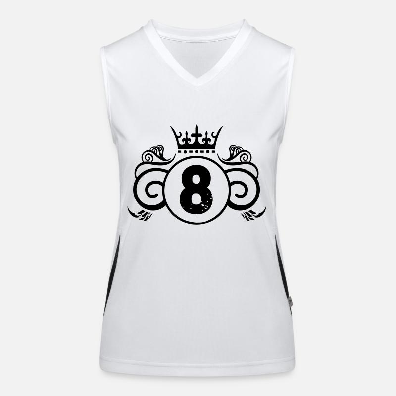 Wappen 8 Funktionelles Kontrast-Tank Top für Frauen