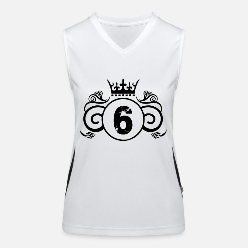 Wappen 6 Funktionelles Kontrast-Tank Top für Frauen