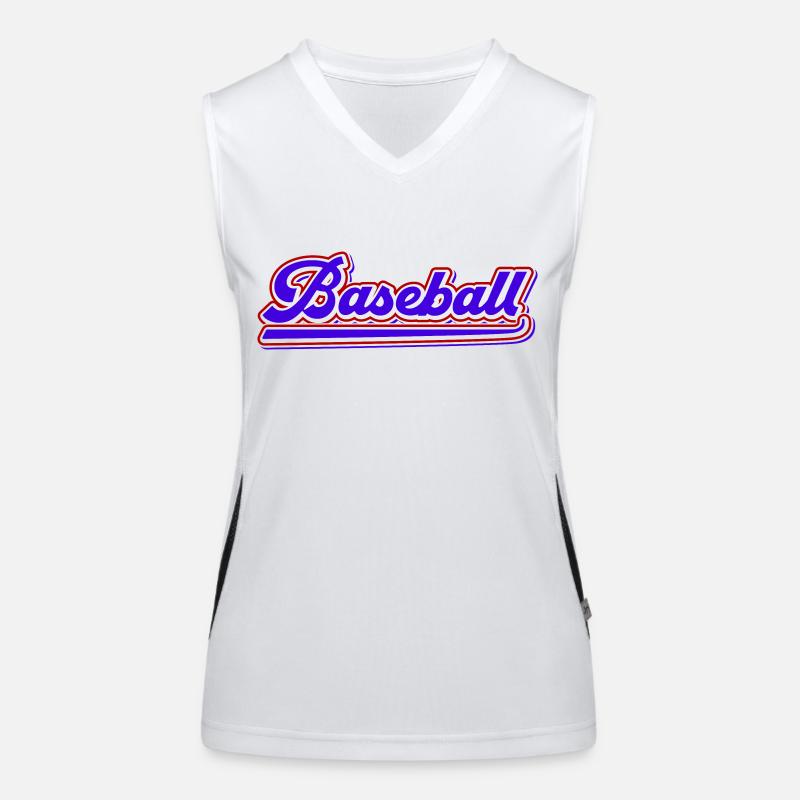 Baseball Débardeur respirant contrasté Femme