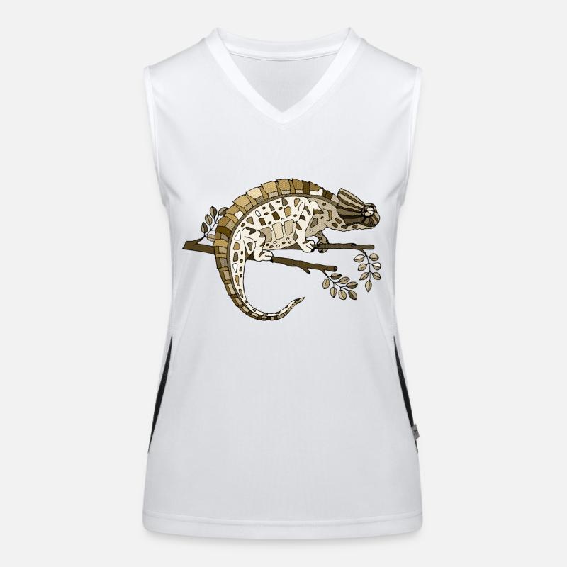 Chamäleon Funktionelles Kontrast-Tank Top für Frauen