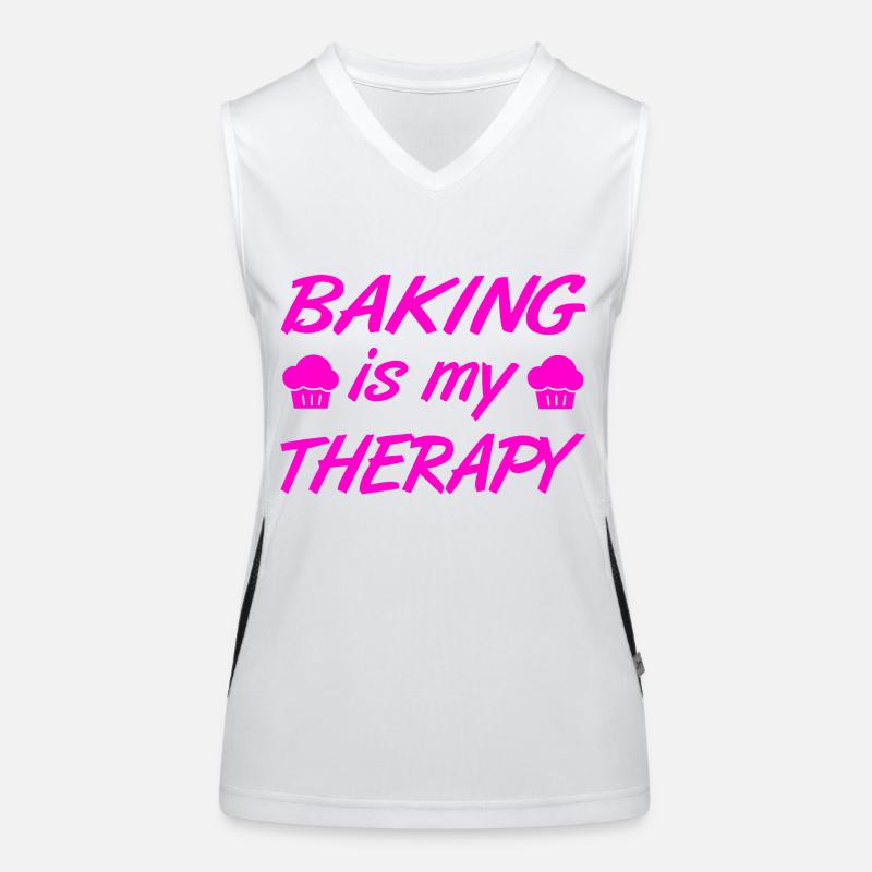 Backen Funktionelles Kontrast-Tank Top für Frauen