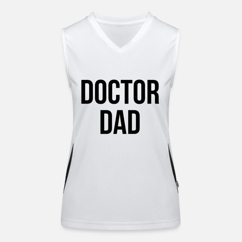 DOCTOR DAD PRIDE Women's Functional Contrast Tank Top