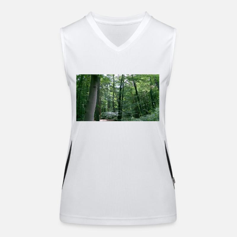 wald Funktionelles Kontrast-Tank Top für Frauen