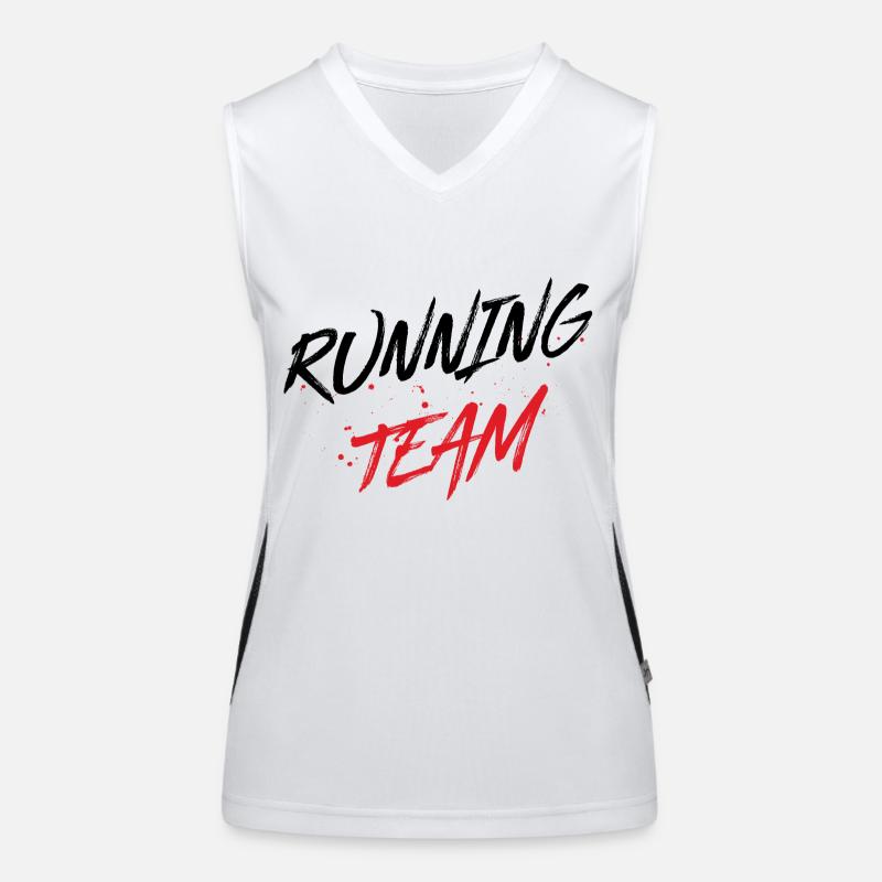 Équipe de course à pied Débardeur respirant contrasté Femme